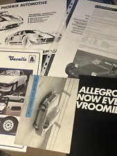 5 X Lot Car Sales Info Brochures For Sipko Rover Allegro Etc