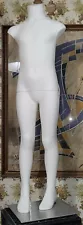 CHILD MANNEQUIN UNISEX FULL BODY DISPLAY WITH BASE - MARVELUX WHITE EXCELLENT!