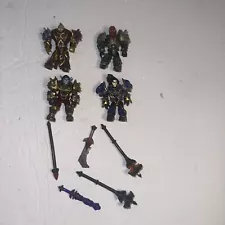 World of warcraft mega bloks construx Heros and Alliance lot of rare figures