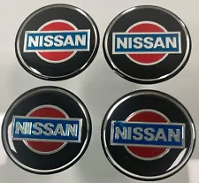 DATSUN STYLE NISSAN STEERING WHEEL RIM CENTER CAP DECALS EMBLEMS 1 1/2" NOS (For: 1968 Datsun Pickup)