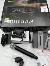 New Shure SLXD4 SM58 Handheld Wireless Vocal System w/ SM58 Microphones Express