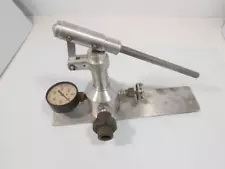 Vintage Capitol Machine Works Hydrostatic Test Pump Model No. 4-V. Made in USA.