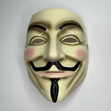 V for Vendetta Mask Fawkes Anonymous Halloween Cosplay Party Costume 2009 Read