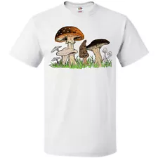 Inktastic Mushroom Hunting For Morel Mushroom T-Shirt Mushrooms Collecting Grass