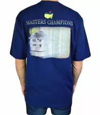 NEW MASTERS MENS T-SHIRT AUGUSTA COLLECTION GOLF TEE CHAMPIONS 2013 S/S NAVY