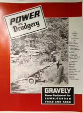 Gravely 1955 L LI LS Walk-Behind Lawn Garden Tractor Color Sales Manual 5 h.p