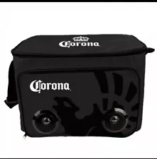 Corona Extra Soft Cooler Bag With Built In Bluetooth Speakers Black