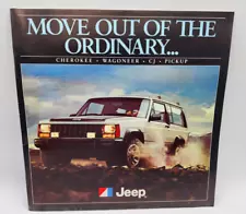 1984 Jeep CJ-7 J-10 J-20 Pickup Cherokee Showroom Salesman Sales Brochure