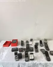 Lot of 19 Old Mobile Flip Phones and other styles that have long since passed.