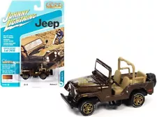 Jeep CJ-5 Mocha Brown Metallic with Golden Eagle Graphics "Classic Gold Collect