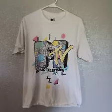 Retro Looking MTV Tshirt. Medium