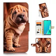 ( For Samsung S22+ / S22 Plus ) Flip Case Cover AJ24404 Shar Pei