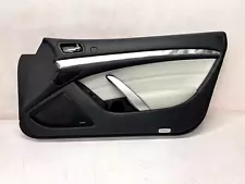 09-15 INFINITI G37 Q60 CONVERTIBLE FRONT RIGHT INTERIOR DOOR TRIM PANEL, LOT3398