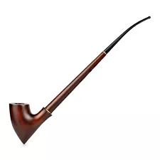 Dr. Watson - Churchwarden Tobacco Pipe Tolkien's LOTR Hobbit Style Mirkwood