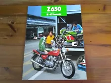 KAWASAKI Z650 ,SALES BROCHURE, CIRCA 1980