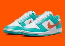 Nike Dunk Low Shoes 'Miami Dolphins' DV0833-102 Men's Sizes New