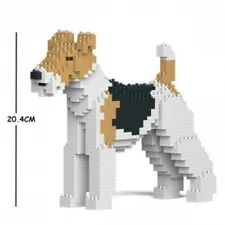 Jekca Building Blocks for Kidults Wire Haired Fox Terrier 01S