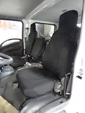 2006-2022 Isuzu NPR Front 40/60 Split Seat, Covers are Black Endura