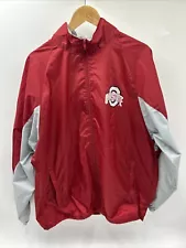 Ohio State Buckeyes Windbreaker Waterproof Full Zip Jacket Men’s M Genuine Stuff