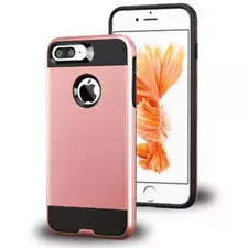 Shockproof Hybrid Hard Protective Case for iPhone 5, 5s, SE 1st Gen. ROSE GOLD