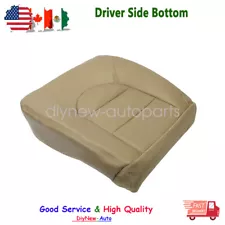 For 1999-2000 Ford F250 350 Lariat Driver Bottom Leather Seat Cover Tan US