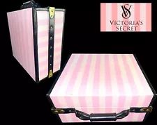 Victoria’s Secret Store Display Luggage Prop Pink RARE VS Vintage Leather Plated