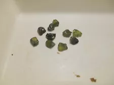 Sapphire faceting rough. parcel - 32.1 cts. - 10 pieces. Australian parti. Clean