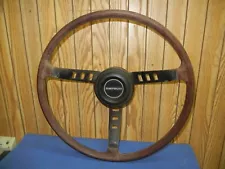 71 - 73 Datsun 240z Wood Grain 3 Spoke Steering Wheel With Horm Button