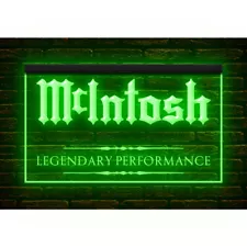 McIntosh Display Night Light Neon Sign for Studio Audio Shop Theater Home Decor