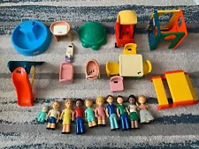 Vintage Little Tikes Furniture and People Lot