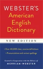 Webster's American English Dictionary (Paperback or Softback)