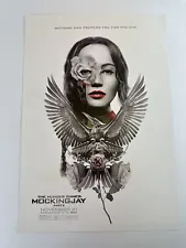 The Hunger Games: Mockingjay Part 2 - Original Promo Movie Poster IMAX Embossed