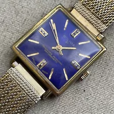 Vintage Bolivia 21 Diamond Dial For Parts or Repair Swiss Made