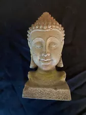 Buddha Head Statue Ceramic Decor For Home/ Fish Tank