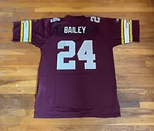 Washington Redskins Champ Bailey 70th Anniversary Reebok NFL Jersey Size Large