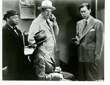 Vintage 8x10 Phot Charlie Chan Dark Alibi 1946 Sidney Toler Benson Fong