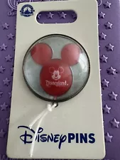 Disney Parks Red Mickey Mouse Balloon Ear Disneyland Pin