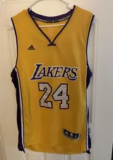 Kobe Bryant #24 Home Jersey Los Angeles Lakers Men’s Medium Embroidered Adidas