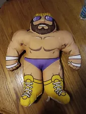 Vintage 1990 Randy Macho Man Savage Macho King Plush Doll Wrestling Buddies