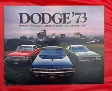 1973 Dodge "MONACO / POLARA / CHARGER / CORONET ..." Car Dealer Sales Brochure