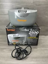 Lyman Turbo Digital Ultra Sonic 2500 Case Gun Parts / Jewelry Cleaner 115V