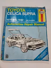 Haynes 92025 Auto Repair Manual 1979-1992 Toyota Celica Supra