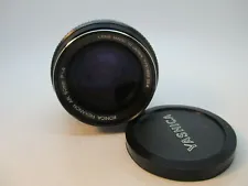 KONICA Hexanon AR 50mm F1.4 Lens Prime W/Caps for DSLR SLR Cameras WORKING GREAT