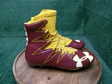 Under Armour Mens Highlight MC Football Cleats Yellow Maroon Size 11 1269693-609