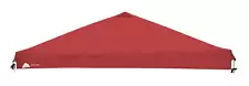 Outdoor Ozark Trail 10' x 10' Top Replacement Cover for outdoor canopy, Red