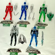 Power Rangers Jungle Fury Sound Fury Lot of 5 Figures w/ Accessories