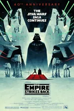 1980 Star Wars The Empire Strikes Back 40th Anniversary Movie Poster 11X17 ð¥