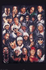 Rap Rappers Legends Collage Poster 16"x20" Hip Hop Biggie Snoop Dog Jay-Z P0ster