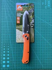 Ozark Trail 7.5 inch D2 High Carbon Steel Blade Knife Orange