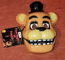 Five Nights At Freddy's 1/2 Mask Adult Fazbear Bear PVC Mask FNAF Horror Game